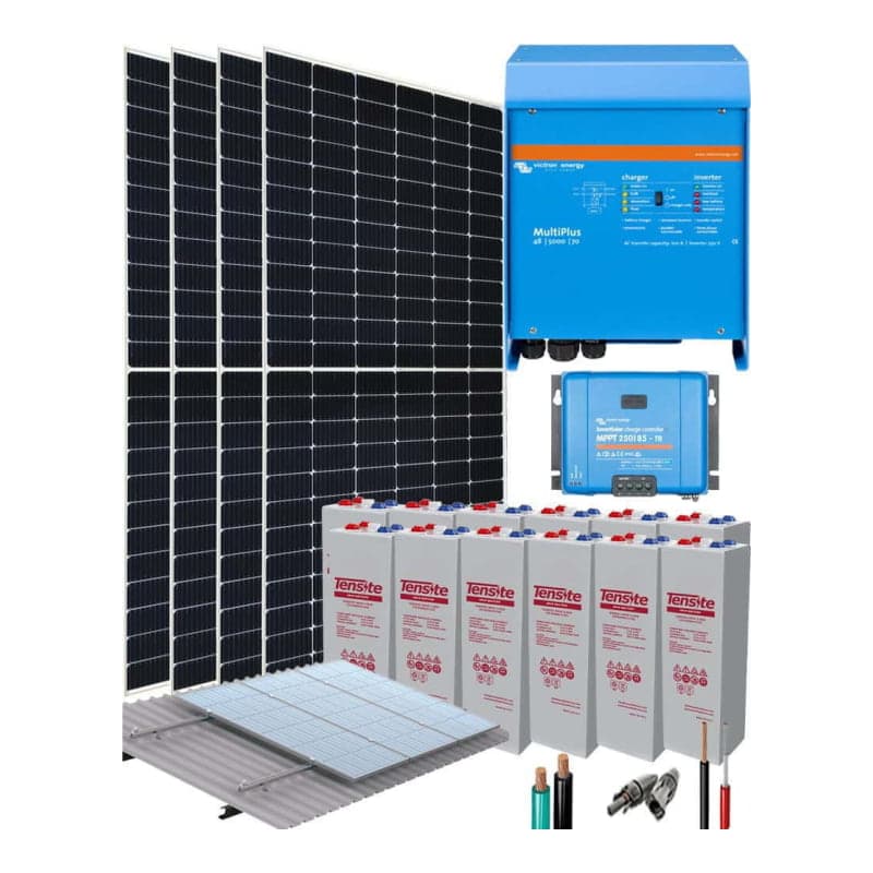 Kit solar fotovoltaico · 3000W 24V 9100Wh/día (GEN-KIT-SOLAR-FOTOVOLTAICO-3000W-24V-9100WH/DIA)