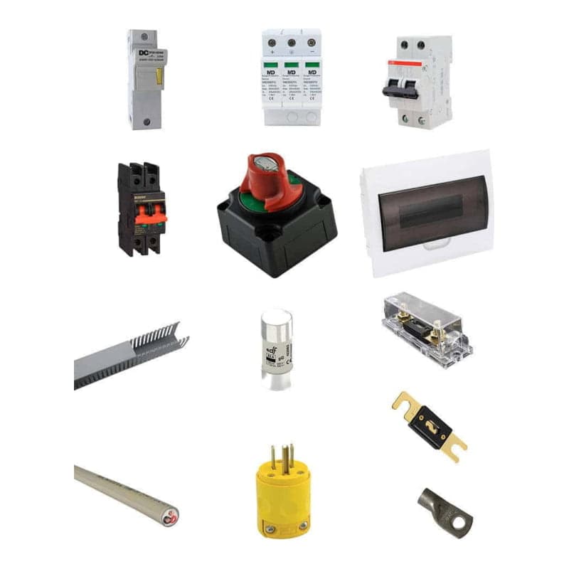 Kit material eléctrico 2S · 5000W 24VDC 450Wp (GEN-KIT-MATERIAL-2S-5000W-24VDC-450WP)