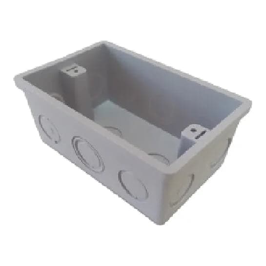Caja rectangular L/HALOG HALOFFLEX 1172003127 · 3 mod sin inserto