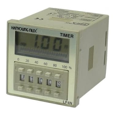 Temporizador multifuncion HANYOUNG NUX LF4N-A · 48x48mm, 24-240VAC/DC