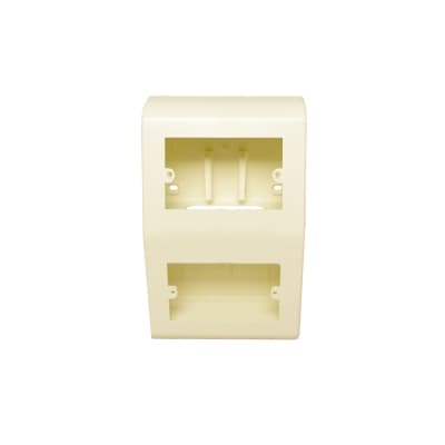 Caja doble de derivación universal para canaleta unicanal HELLERMANNTYTON 250-00078 · 100x50mm
