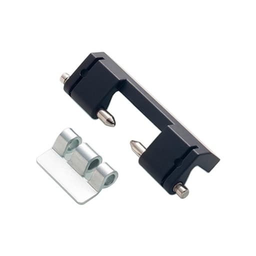 Bisagra HENGZHU HL011-1.3 black · 3 puntos para tablero autosoportado (HENGZHU-BISAGRA-3-2)