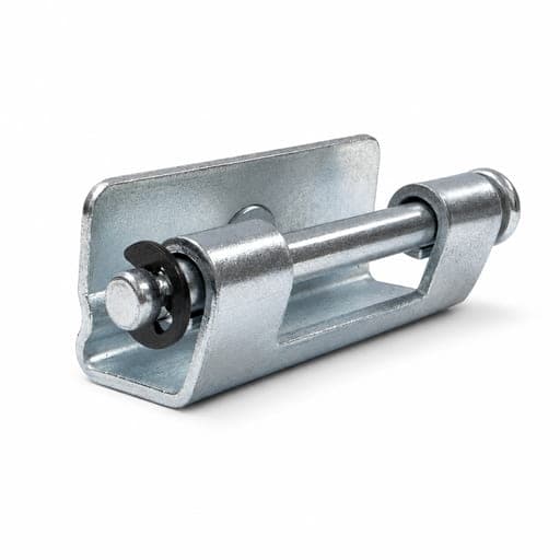 Bisagra zincada oculta para tablero adosado HENGZHU HL147-1 · (sin lengüeta)