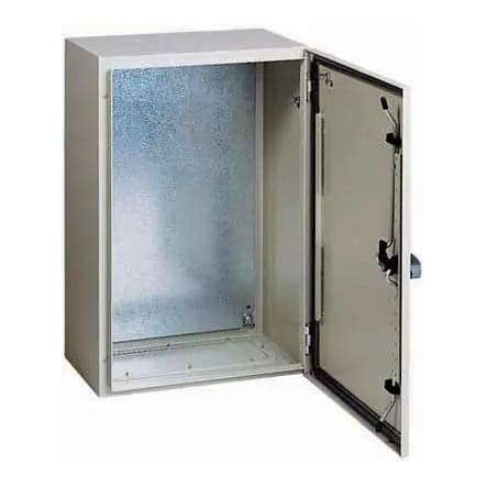 Tablero metálico para adosar HIMEL · 300x200x150mm con PB IP66 RAL7035 (HIMEL-300X200X150H)