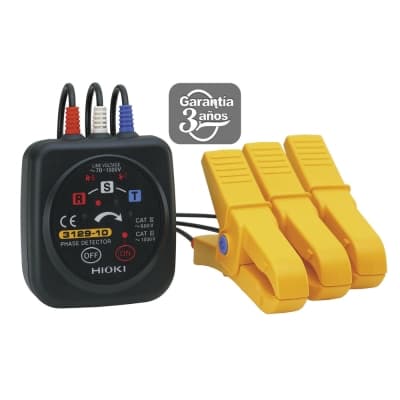 Indicador de secuencia de fase HIOKI PD3129-10 · 70-1000V, 45-66Hz