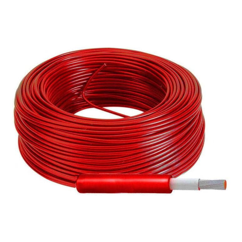 Imagen referencial de la serie: Cable unipolar solar HUATONG H1Z2Z2-K · 10mm² 1.5kV rojo (rollo 10m) (HUATONG-CABLE-H1Z2Z2-K-10MM2-1.5KV-ROLLO10M)