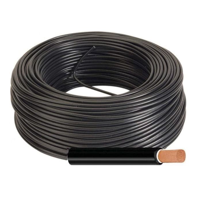 Imagen referencial de la serie: Cable fotovoltaico HUATONG H1Z2Z2 · 10mm² 1.5kV negro (rollo 5m) (HUATONG-CABLE-H1Z2Z2-10MM2-1.5KV-ROLLO5M)