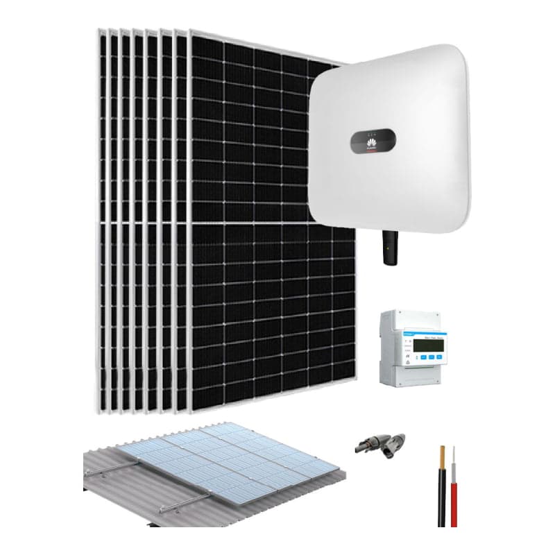 Kit autoconsumo red HUAWEI · 4000W 20475Wh/día (HUAWEI-KIT-AUTOCONSUMO-RED-4000W-20475WH/DIA)