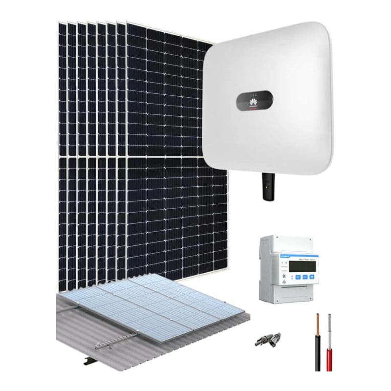 Kit interconexión red HUAWEI · 3000W 18200Wh/día (HUAWEI-KIT-RED-3000W-18200WH/DIA)