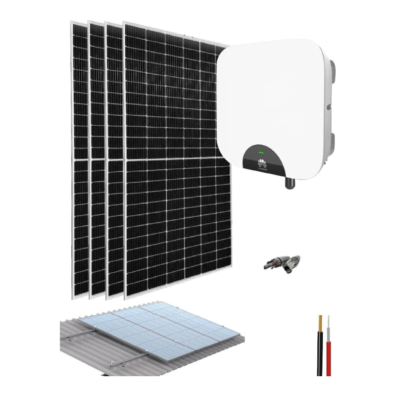 Kit autoconsumo red HUAWEI · 2000W 9900Wh/día (HUAWEI-KIT-AUTOCONSUMO-RED-2000W-9900WH/DIA)