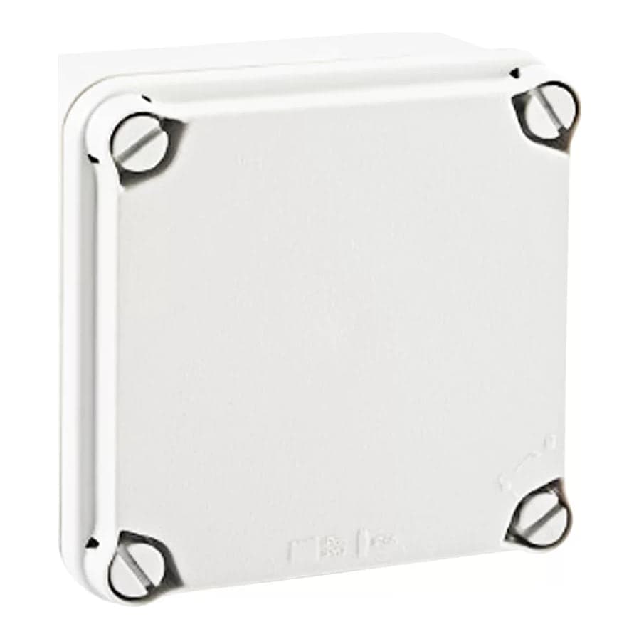 Caja de pase lisa IDE EL111 · 113x113x68mm IP67