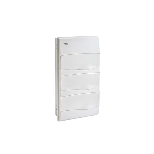 Tablero plásticos libres de halógenos IDE BM36PO · IP40 3x12 (36) polos empotrable