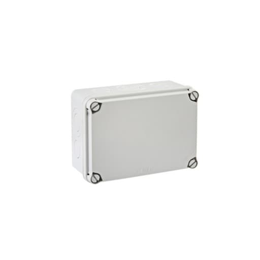 Caja de derivación pretroquelada libre de halógeno IDE EX161 · IP67 IK07 121x166x80mm