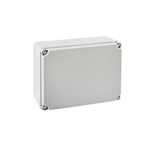 Caja de derivación pretroquelada libre de halógeno IDE EX231 · IP67 IK07 185x246x100mm