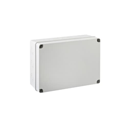 Caja de derivación pretroquelada libre de halógeno IDE EX322 · IP67 IK07 243x333x132mm