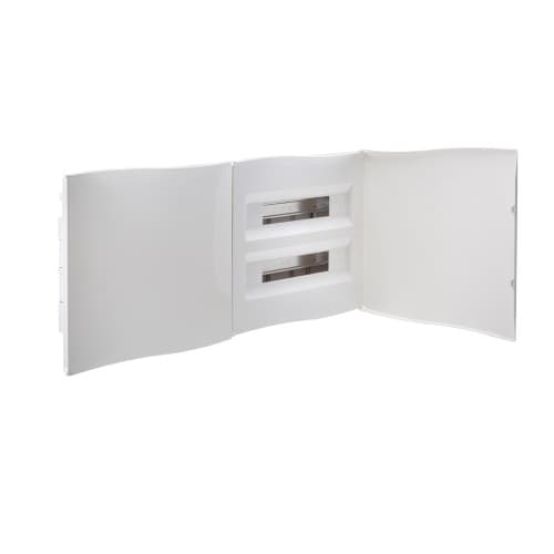 Tablero libre halógeno empotrable IDE DFF72PO · 72 (4x18) polos sin tierra IP40 IK08