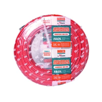 Imagen referencial de la serie: Cable FREETOX-PC INDECO 10053661 · NH90 450/750V 1.5mm² rojo (metro)