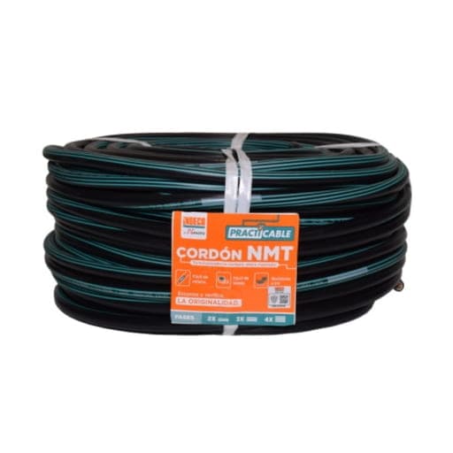 Conductor eléctrico INDECO 10053267 · 500V vulcanizado 3x12 AWG negro nmt pc (metro)