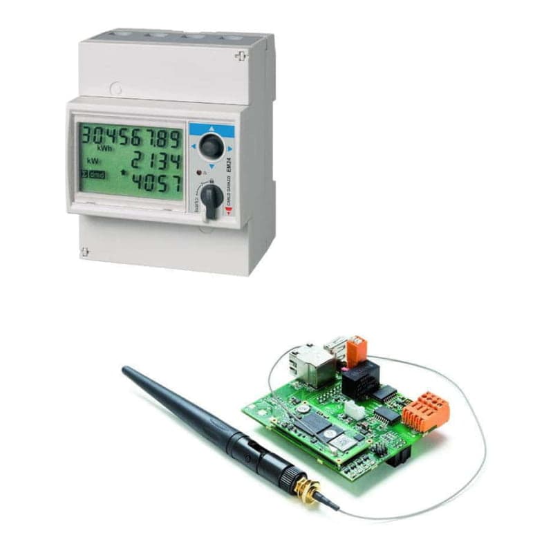 Kit autoconsumo INGETEAM EMS · con vatímetro hasta 65A (INGETEAM-KIT-AUTOCONSUMO-EMS-65A)