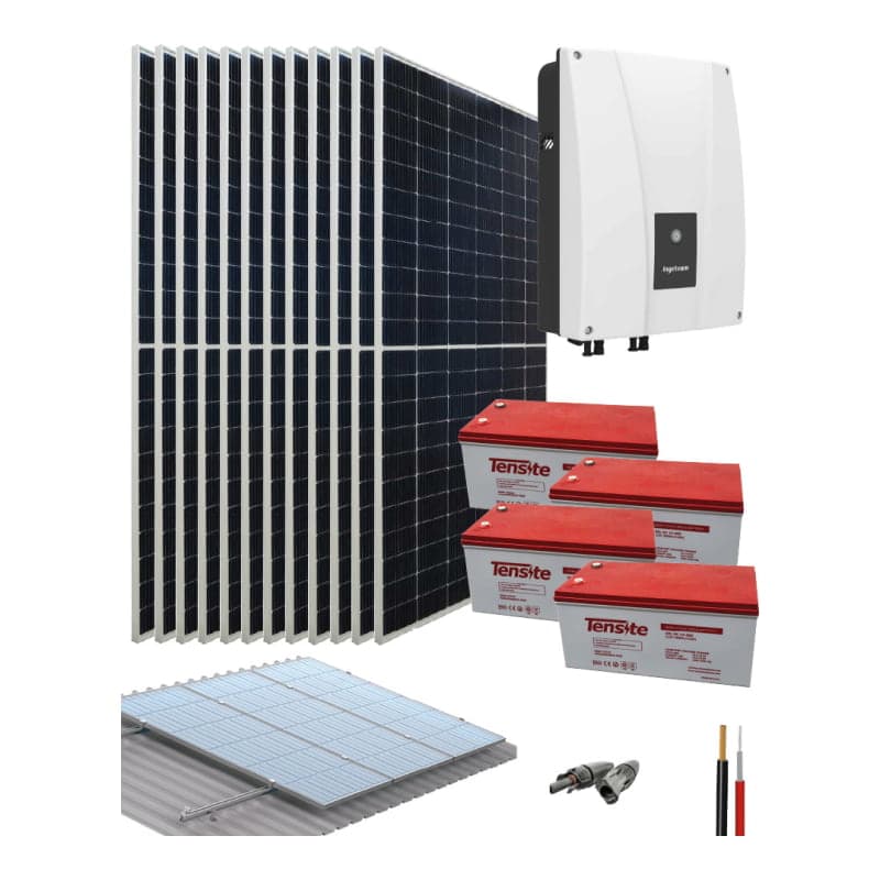 Kit solar fotovoltaico híbrido INGETEAM · 6kW 216V 46000Wh/día (INGETEAM-KIT-HIBRIDO-6KW-216V-46000WH/DIA)