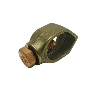 Conector tipo AB para varilla INTELLI TH-58R · 5/8 (Cuerpo de bronce + perno de Cobre)