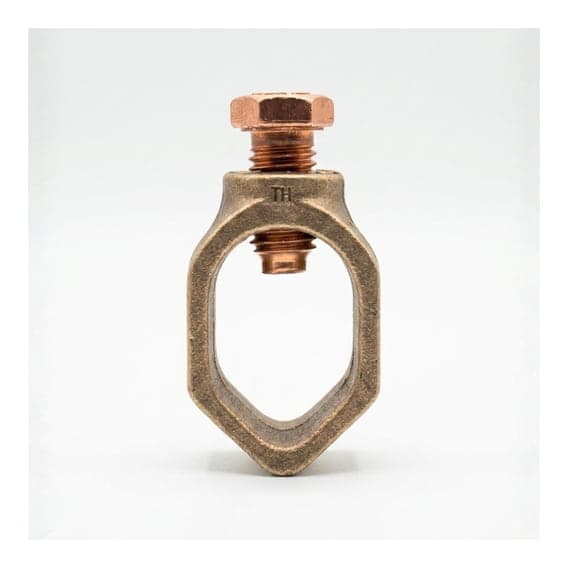 Conector tipo AB para varilla INTELLI TH-34R · 3/4 (Cuerpo de bronce + perno de Cobre)