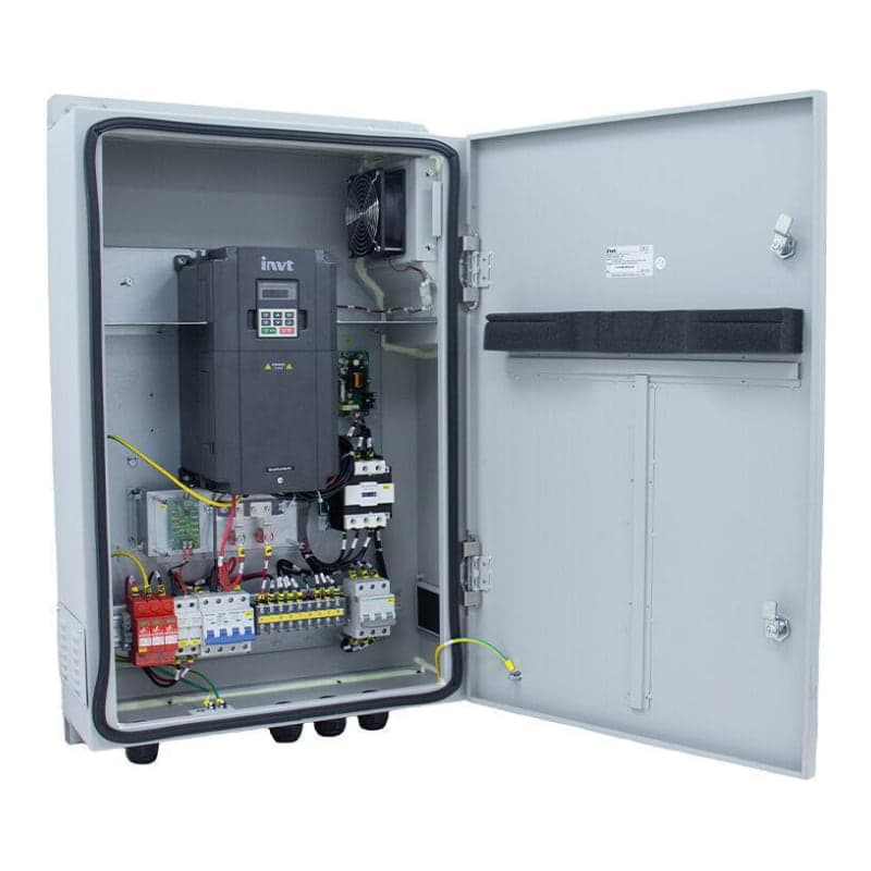 Control bombeo solar INVT · 380V 15kW IP54 50m (INVT-VARIADOR-380V-15KW-IP54-50M)