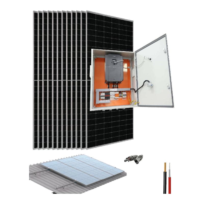 Kit bombeo solar INVT GD100 · 380V hasta 5.5HP (INVT-KIT-BOMBEO-GD100-380V-5.5HP)