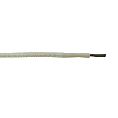 Cable silicona con fibra de vidrio estañado ITALIAN-CABLE-COMPANY · 1x10mm², 1kV 180°C, blanco, x rollo (ICC-CABLE-SILICONA-FIBRA-1X10MM-1KV-180-BLANCO)