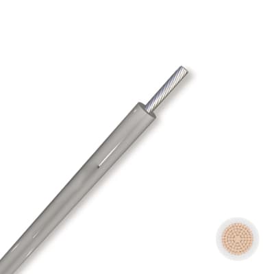 Cable silicona estañado ITALIAN-CABLE-COMPANY SIF · 1x1.5mm², 500V, 180°C, blanco, x rollo