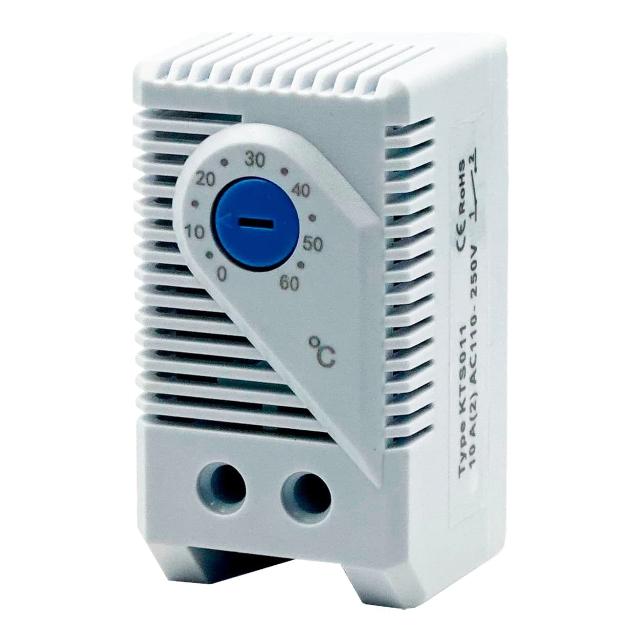 Termostato para tablero JASON FAN KTS011 · 1NA azul RAL7035