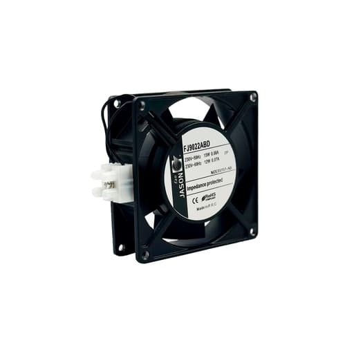 Ventilador axial JASON FAN FJ9022ABD · 230VAC 60Hz 90x90x25mm