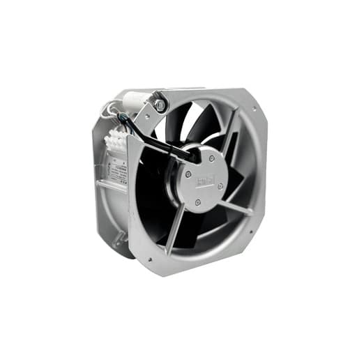 Ventilador con aspas de metal JASON FAN FJ22082MAB · 230VAC 60Hz 225x225x80mm
