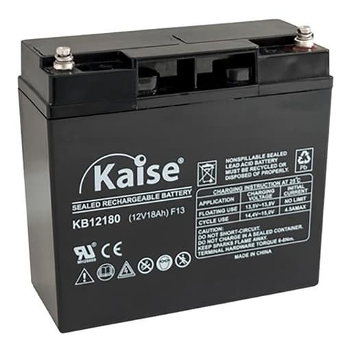 Baterías KAISE KB12180 · 12V18AH