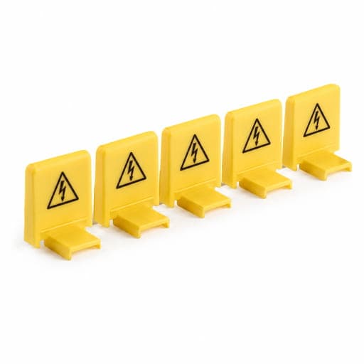 Cubre dientes aislantes para peine KASEEY COV-1 · amarillo