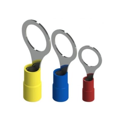 Terminal anillo aislado KCL SM0001 · 16-22 AWG 3/16¨ (5.3mm) rojo x100und (paquete x100) (KCL-SM0001)
