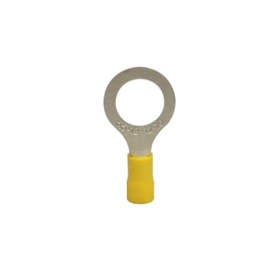 Terminal anillo aislado KESS RV S5.5-4 · 10-12 AWG 5/36" (4.3mm) amarillo x100und (paquete x100) (RV-S5.5-4)