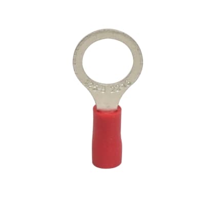 Terminal anillo aislado KESS RV 1.25-8 · 16-22 AWG 5/16¨ (8.4mm) rojo x100und (paquete x100) (RV-1.25-8)