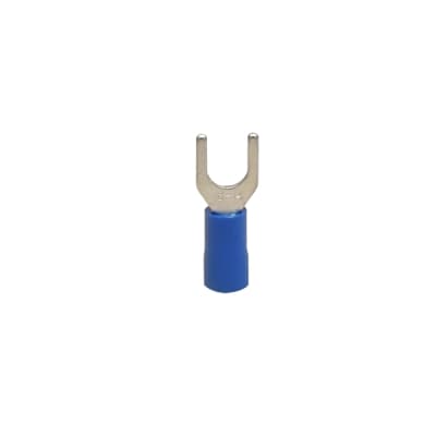 Terminal horquilla aislado KESS SV S2-5 · 14-16 AWG 3/16" azul x100und (paquete x100) (SV-S2-5)