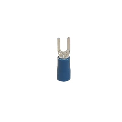 Terminal horquilla aislado KESS SV 2-3 · 14-16 AWG 1/8" azul x100und (paquete x100) (SV-2-3)