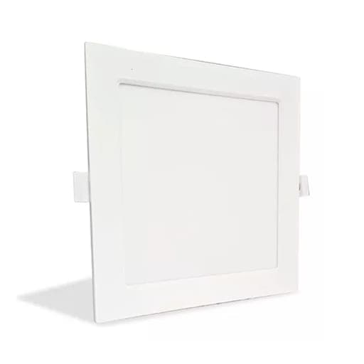 Imagen referencial de la serie: Downlight cuadrado empotrable KING KCFP-18W-CW · 18W 100-240VAC luz fría 6500K