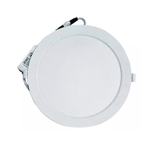 Downlight circular empotrable KING KRFP-12W-CW · 12W 100-240VAC luz fría 6500K