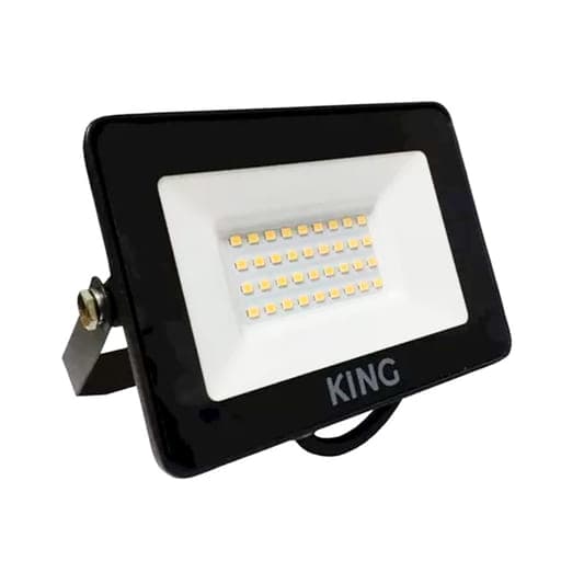 Reflector LED KING KFL20-CW · 20W 185-260VAC luz fría 6500K
