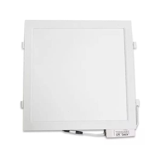 Downlight cuadrado empotrable KING KCFP-24W-WW · 24W 100-240VAC luz cálida 3000K