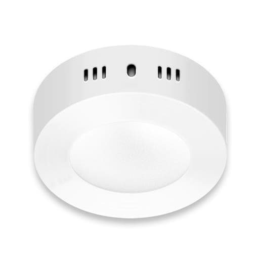 Downlight circular adosable KING KRPP-6W-WW · 6W 100-240VAC luz cálida 3000K