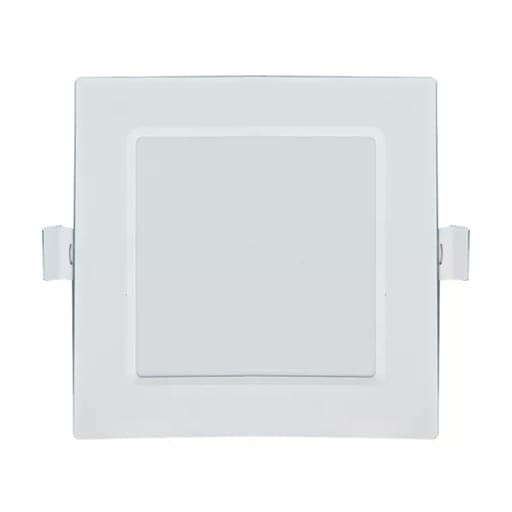 Downlight cuadrado empotrable KING KCFP-6W-CW · 6W 100-240VAC luz fría 6500K