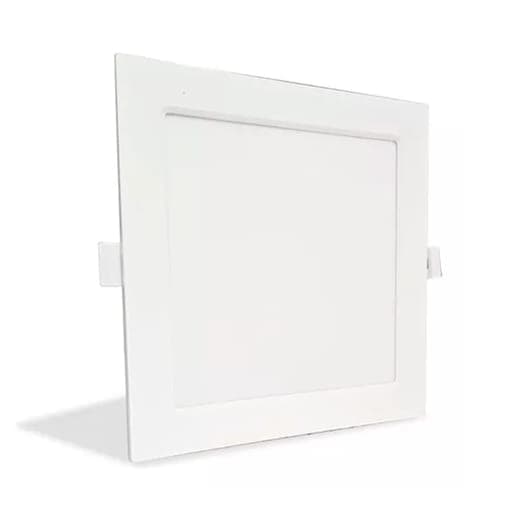 Downlight cuadrado empotrable KING KCFP-12W-WW · 12W 100-240VAC luz cálida 3000K