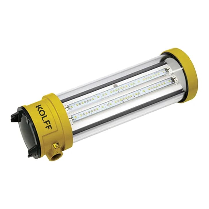 Luminaria de emergencia LED KOLFF · 5W, 3HRS, IP67-CLASIFICACIÓN 2G, clase I, 80MT2, (300 LÚMENES) LD3N6 LED (KOLFF-LUMINARIA-EMERGENCIA-5W-3HRS-2G-80MT2-300)