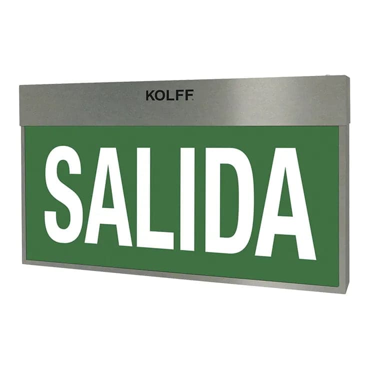 Imagen referencial de la serie: Luminaria de emergencia LED KOLFF · 7W, 3HRS, IP65 sigled inox S (KOLFF-LUMINARIA-EMERGENCIA-LED-7W-3HRS)