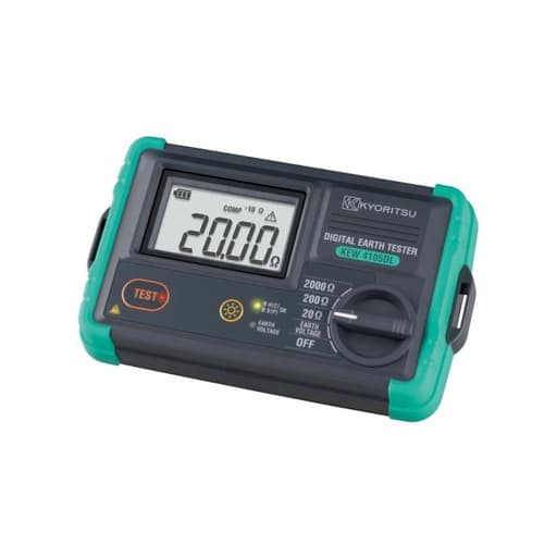 Telurómetro digital KYORITSU 4105DL · 20/200/2000Ω 300V-AC/DC CAT. IV 100V IP67